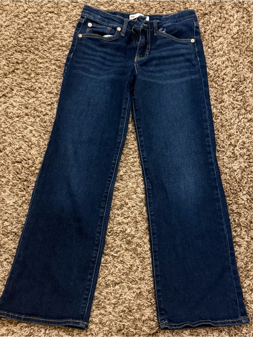 Levi's Dark Blue Kids Straight-Leg Jeans